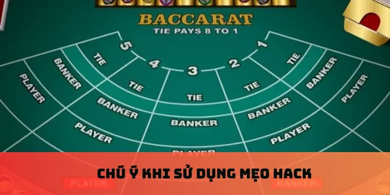 Chú ý khi sử dụng mẹo hack