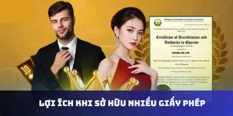Lợi ích khi sở hữu nhiều giấy phép