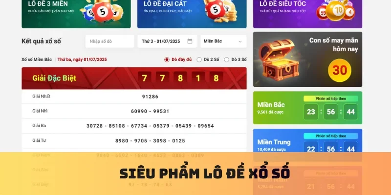 Siêu phẩm lô đề xổ số